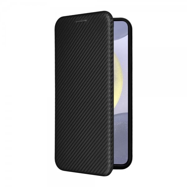 Samsung Galaxy S25 Plus Etui Karbonfibertekstur Svart