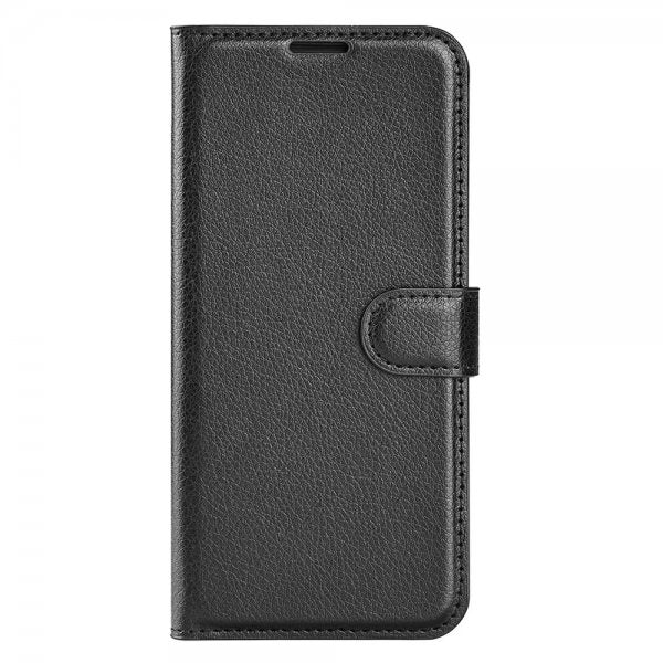 Samsung Galaxy S25 Plus Etui Litchi Svart