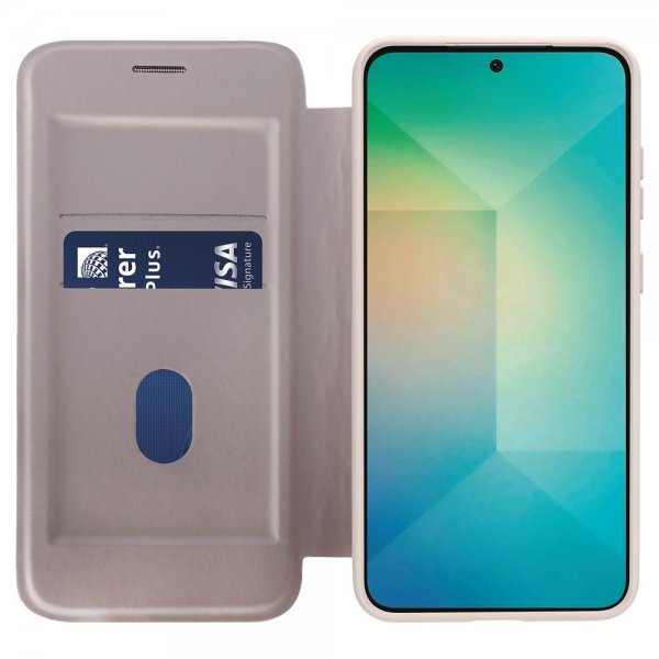Vivanco Samsung Galaxy S25 Plus Etui Mag Wallet Greige