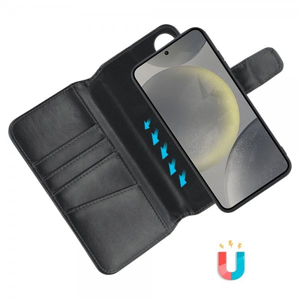 Nordic Covers Samsung Galaxy S24 Plus/Galaxy S25 Plus Etui MagLeather Raven Black