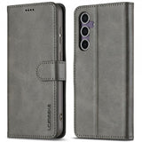 Lc.Imeeke Samsung Galaxy S25 Plus Etui med Kortlomme stativfunksjon Grå