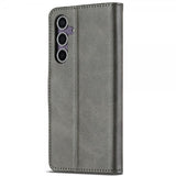 Lc.Imeeke Samsung Galaxy S25 Plus Etui med Kortlomme stativfunksjon Grå