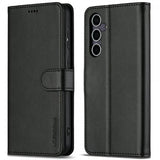 Lc.Imeeke Samsung Galaxy S25 Plus Etui med Kortlomme stativfunksjon Svart