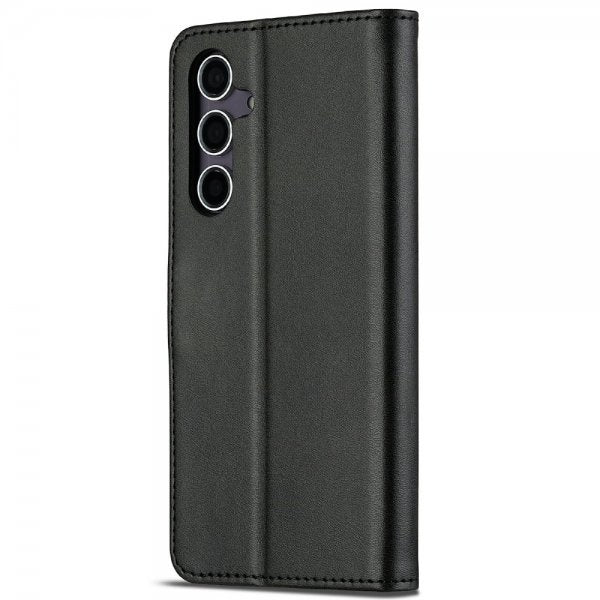 Lc.Imeeke Samsung Galaxy S25 Plus Etui med Kortlomme stativfunksjon Svart
