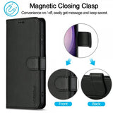Lc.Imeeke Samsung Galaxy S25 Plus Etui med Kortlomme stativfunksjon Svart