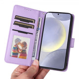 Betopnice Samsung Galaxy S25 Plus Etui Avtagbart Deksel 005 Lilla