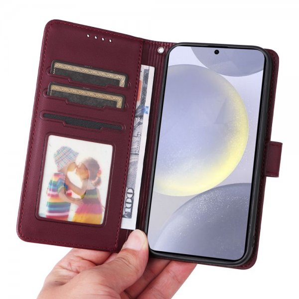 Betopnice Samsung Galaxy S25 Plus Etui Avtagbart Deksel 005 Rød
