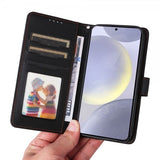 Betopnice Samsung Galaxy S25 Plus Etui Avtagbart Deksel 005 Svart
