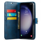 Dg.Ming Samsung Galaxy S25 Plus Etui Avtagbart Deksel Blå