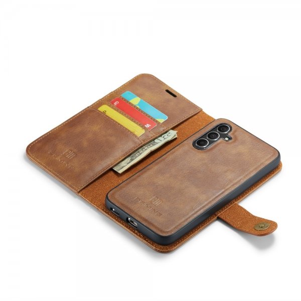 Dg.Ming Samsung Galaxy S25 Plus Etui Avtagbart Deksel Brun
