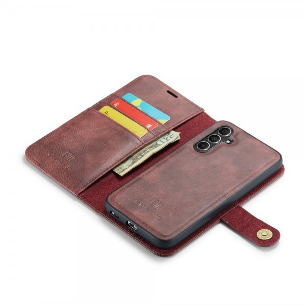 Dg.Ming Samsung Galaxy S25 Plus Etui Avtagbart Deksel Rød