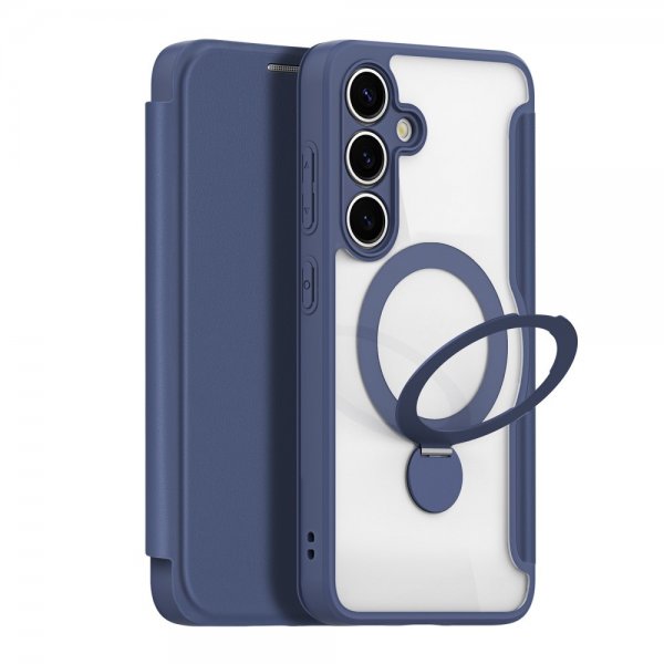 Dux Ducis Samsung Galaxy S25 Plus Etui Skin X Pro Series Kickstand MagSafe Blå