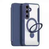 Dux Ducis Samsung Galaxy S25 Plus Etui Skin X Pro Series Kickstand MagSafe Blå