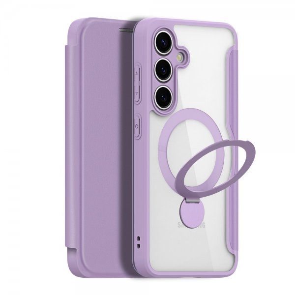 Dux Ducis Samsung Galaxy S25 Plus Etui Skin X Pro Series Kickstand MagSafe Lilla