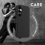 CARE by PanzerGlass Samsung Galaxy S25 Plus Etui Tango Two-in-One Wallet MagSafe Svart