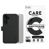CARE by PanzerGlass Samsung Galaxy S25 Plus Etui Tango Two-in-One Wallet MagSafe Svart