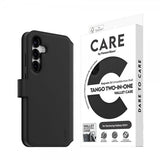 CARE by PanzerGlass Samsung Galaxy S25 Plus Etui Tango Two-in-One Wallet MagSafe Svart