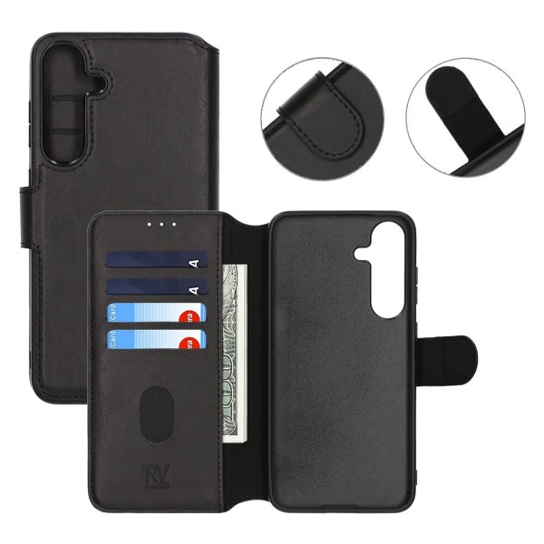 Rvelon Samsung Galaxy S25 Plus Etui 4 Kortlomme Svart