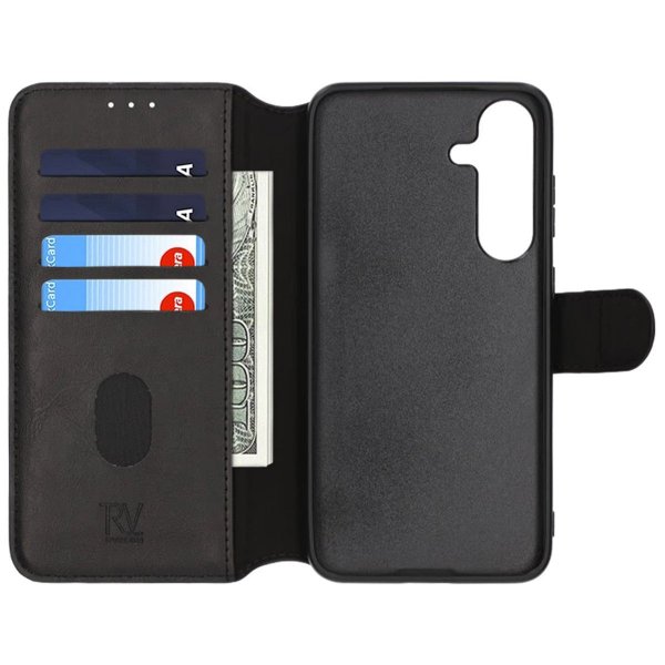 Rvelon Samsung Galaxy S25 Plus Etui 4 Kortlomme Svart