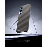 Spigen Samsung Galaxy S25 Plus Deksel Liquid Air Marble Gray