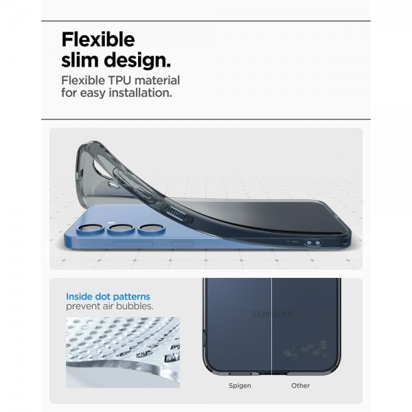 Spigen Samsung Galaxy S25 Plus Deksel Liquid Crystal Space Crystal