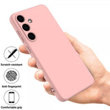 Samsung Galaxy S25 Plus Deksel med Stropp Silikon Rosa