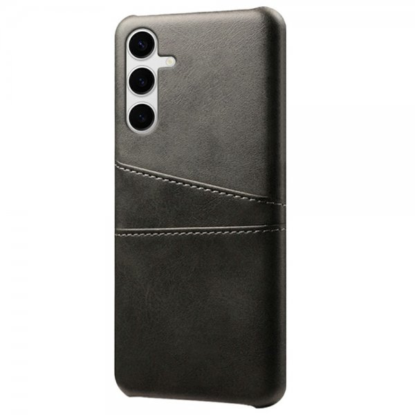 Samsung Galaxy S25 Plus Deksel med To Kortlommer Svart