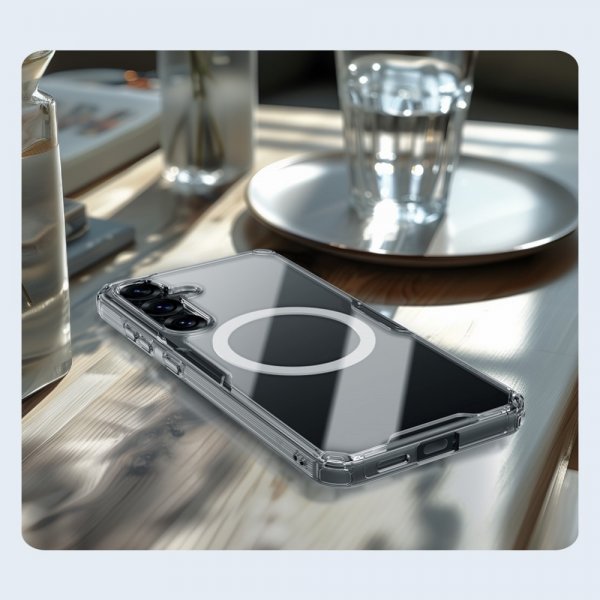 Nillkin Samsung Galaxy S25 Plus Deksel Nature Pro Series MagSafe Transparent