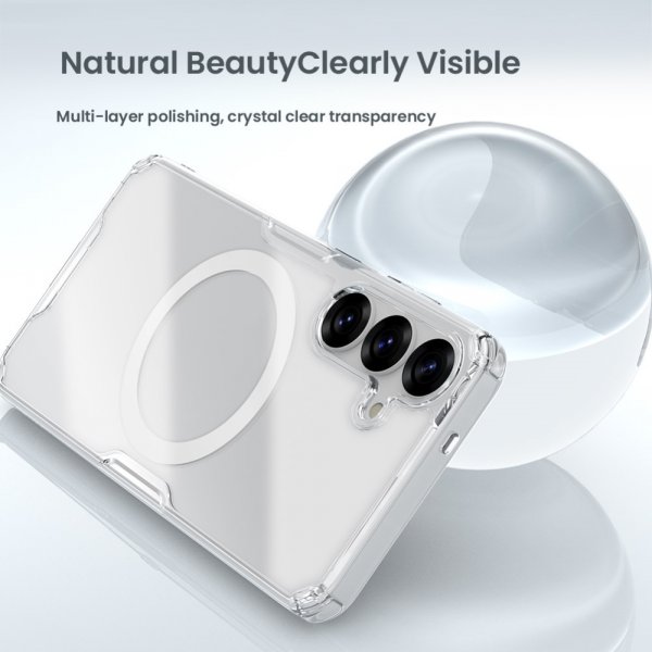 Nillkin Samsung Galaxy S25 Plus Deksel Nature Pro Series MagSafe Transparent