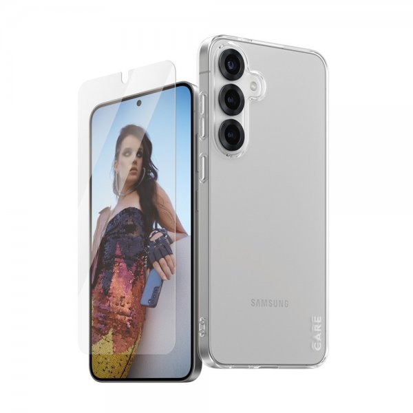 CARE by PanzerGlass Samsung Galaxy S25 Plus Deksel og Skjermbeskytter Fashion 2-in-1 Bundle