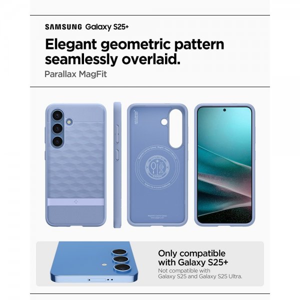 Spigen Samsung Galaxy S25 Plus Deksel Parallax MagFit Purple-ish