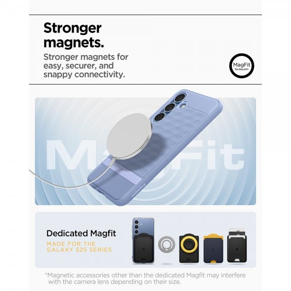 Spigen Samsung Galaxy S25 Plus Deksel Parallax MagFit Purple-ish
