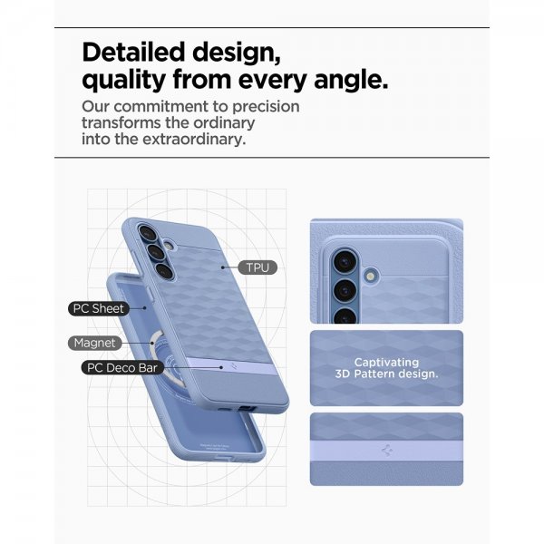 Spigen Samsung Galaxy S25 Plus Deksel Parallax MagFit Purple-ish
