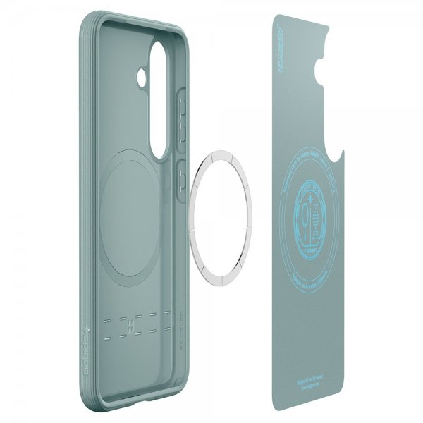 Spigen Samsung Galaxy S25 Plus Deksel Parallax MagFit Sage Green