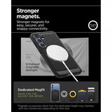 Spigen Samsung Galaxy S25 Plus Deksel Rugged Armor MagFit Matte Black