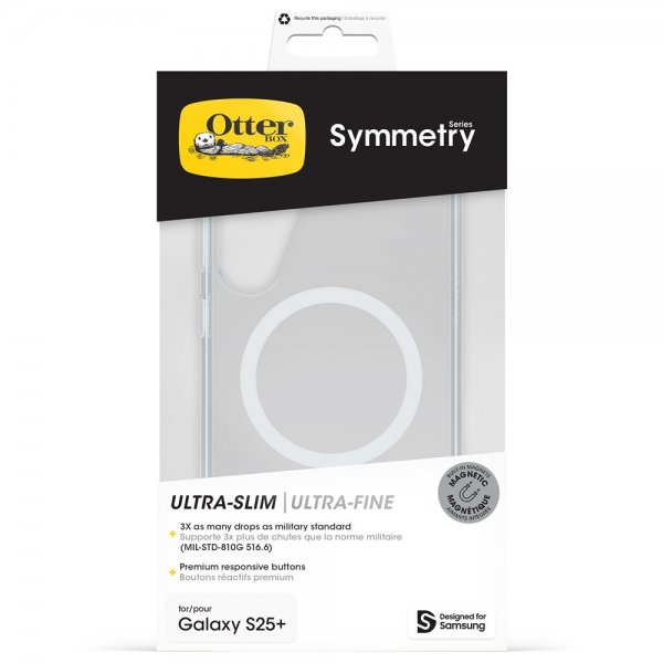 Otterbox Samsung Galaxy S25 Plus Deksel Symmetry Clear MagSafe Transparent
