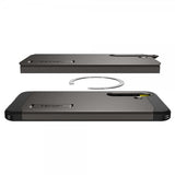 Spigen Samsung Galaxy S25 Plus Deksel Tough Armor MagFit Gunmetal