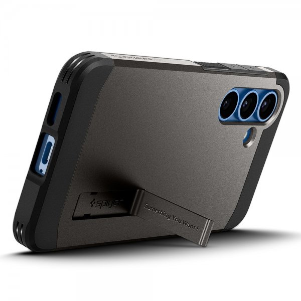 Spigen Samsung Galaxy S25 Plus Deksel Tough Armor MagFit Gunmetal