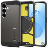 Spigen Samsung Galaxy S25 Plus Deksel Tough Armor MagFit Gunmetal