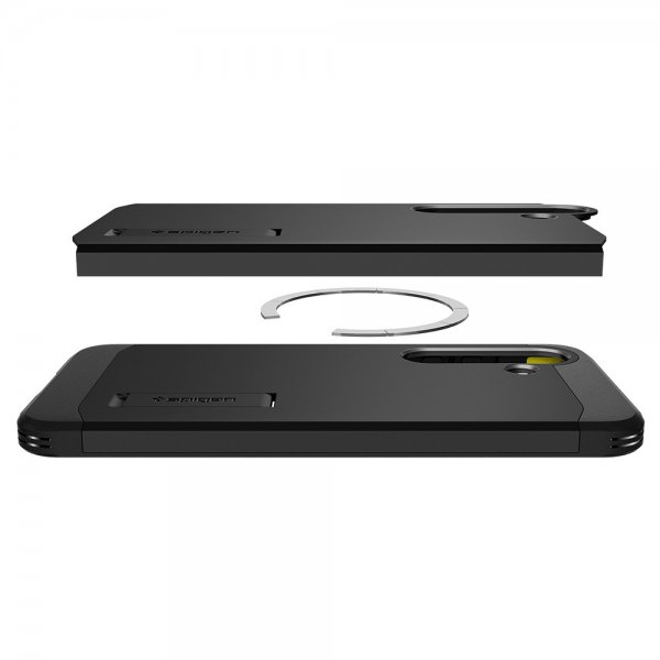 Spigen Samsung Galaxy S25 Plus Deksel Tough Armor MagFit Svart