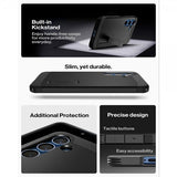 Spigen Samsung Galaxy S25 Plus Deksel Tough Armor MagFit Svart