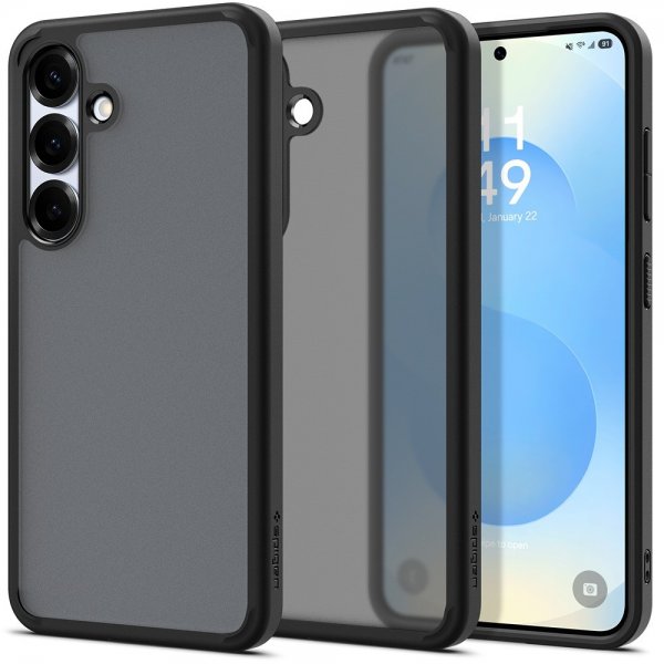 Spigen Samsung Galaxy S25 Plus Deksel Ultra Hybrid Frost Black