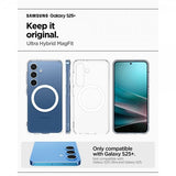 Spigen Samsung Galaxy S25 Plus Deksel Ultra Hybrid MagFit Clear White