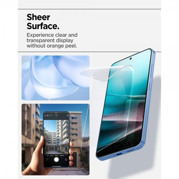 Spigen Samsung Galaxy S25 Plus Skjermbeskytter EliteShield EZ Fit