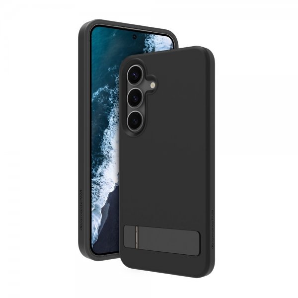 dbramante1928 Samsung Galaxy S25 Deksel Iceland Pro Qi2 Kickstand Svart