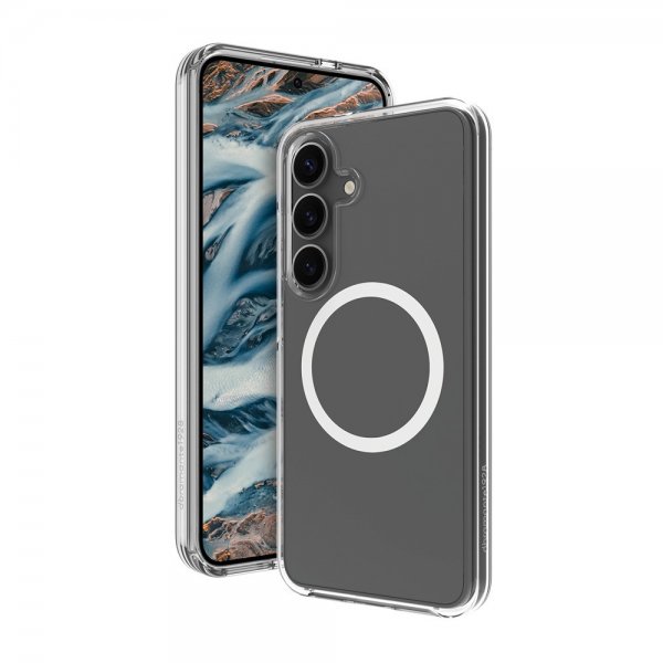 dbramante1928 Samsung Galaxy S25 Deksel Iceland Pro Qi2 Transparent