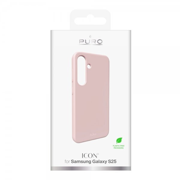 Puro Samsung Galaxy S25 Deksel Icon Rosa