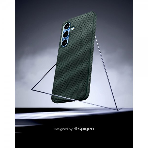 Spigen Samsung Galaxy S25 Deksel Liquid Air Abyss Green