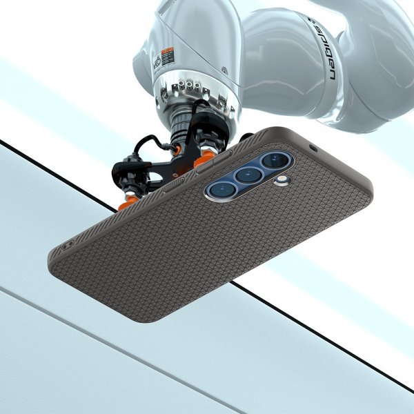Spigen Samsung Galaxy S25 Deksel Liquid Air Marble Gray