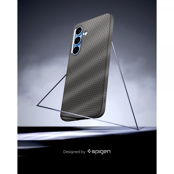 Spigen Samsung Galaxy S25 Deksel Liquid Air Marble Gray